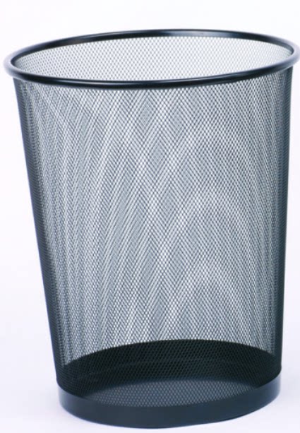 Metal mesh waste paper basket Garbage bin Simple style medium size This store has an adapted garbage bag for sale