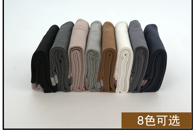 Quần legging nữ mặc mùa thu đông mới cotton cao eo cạp quần hoang dã size lớn màu đen quần lọt khe chín quần quần áo nữ mùa hè đẹp