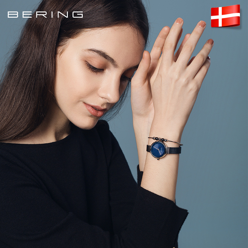 Bering Bering watch female imported European and American solar watch small dial watch ins niche quartz women's watch