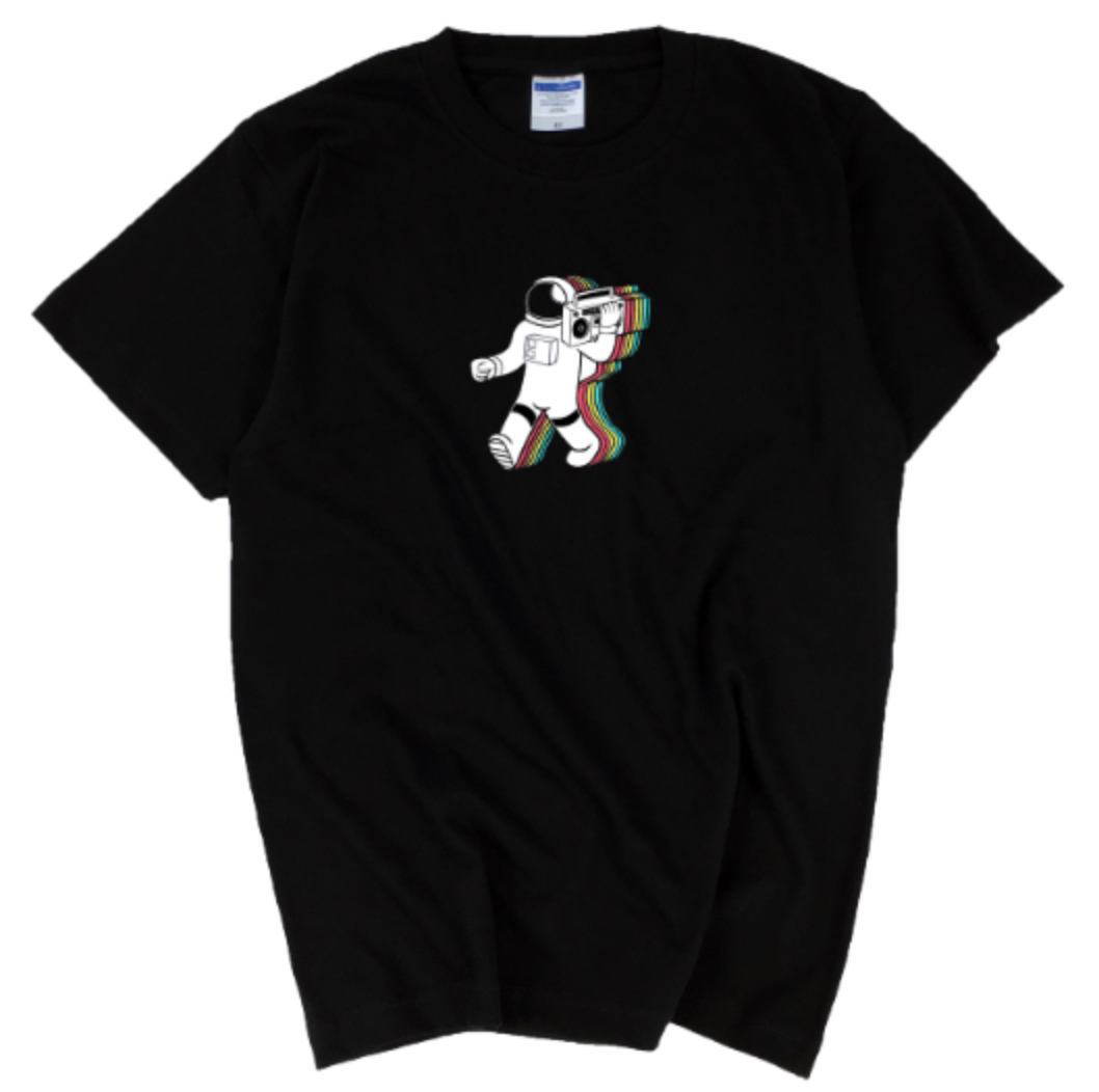 If the world is too dangerous only Music ZUI Secure INS the same State Tide Cards Short Sleeve Original Design T-shirt