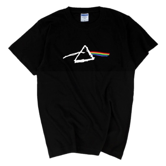 Pink Floyd Pink Floyd's dark side of the moon high-quality creative legend band T-shirt short sleeves