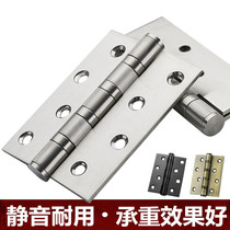  Yuebaolai 304D stainless steel hinge Black silent door hinge Green bronze folding hinge Gold folding loose-leaf