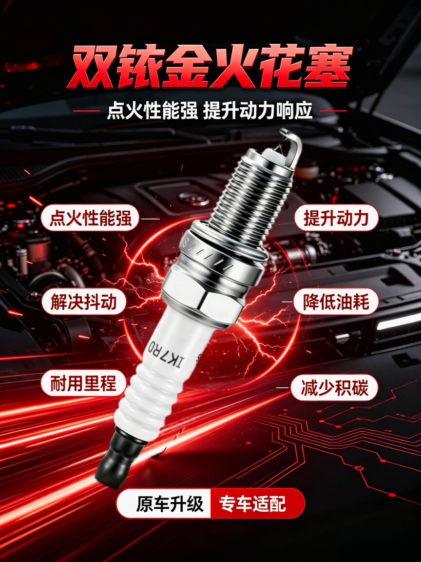 双铱金火花塞直售