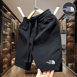 2025 Summer New Men's Quick-Drying Shorts Embroidered American-Style Mid-Length Shorts Couple Beach Shorts Casual Men's Five-Point Shorts