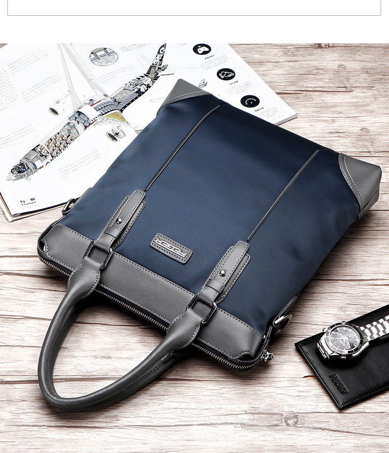 Túi xách nam vải túi đeo vai Oxford vải giản dị Messenger túi kinh doanh túi xách nam công suất lớn vali nam - Túi của con người túi xách charles & keith