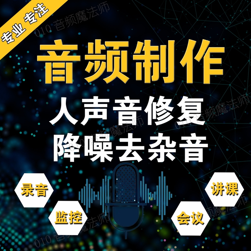 Recording Noise Reduction, Audio and Video Noise Reduction, Audio Music Editing, Audio Processing, Noise Removal, Sound Extraction