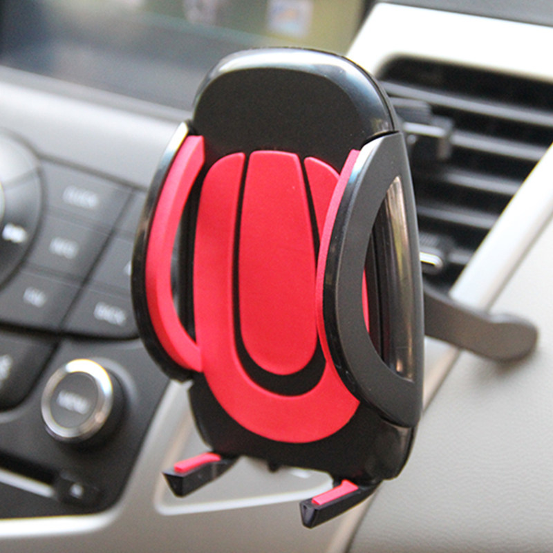 Car-borne mobile phone bracket Automotive Supplies In-car Air Outlet Special Car Upper Fixer Navigation Shelf 2021 New