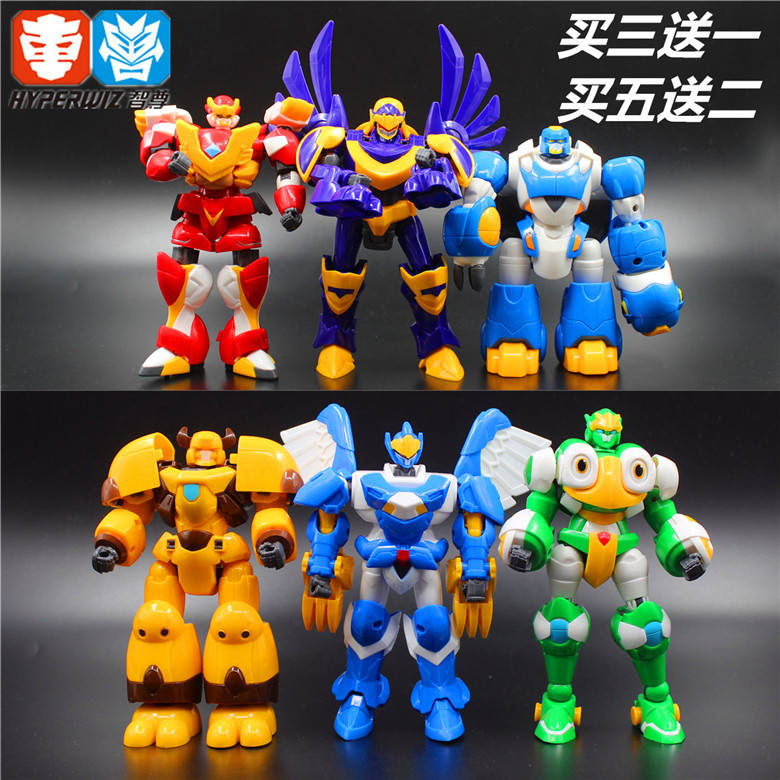 Genuine Wisdom Revered Star Original Little Treasure Deformation Assembly Machine Divine Warrior Team Meteor Stars Treasure Star Source Children's Toys-Taobao