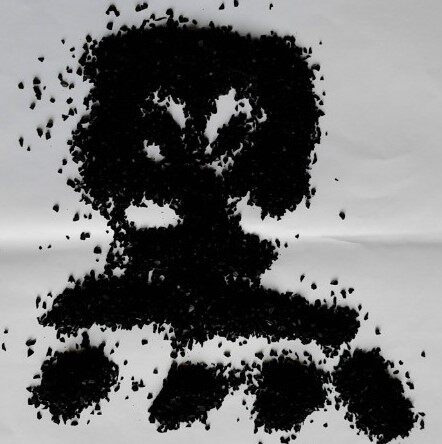 Pure black tire black rubber powder Waterproofing membrane rubber powder Color Fine rubber powder Rubber particles