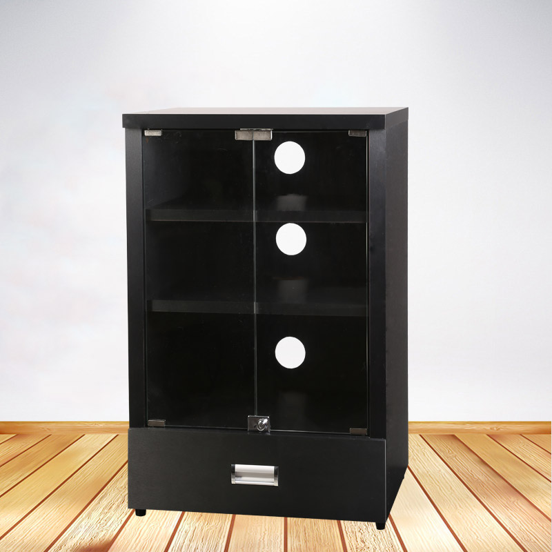 Amp Amplifier Rack Cabinet Glass Door Theater Ktv Professional