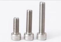 The hexagonal bolt M4 in the cylindrical head of the 304 stainless steel cup head