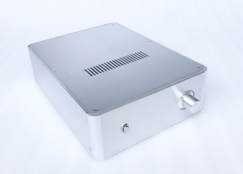 All-aluminum rounded corner chassis 2409 power amplifier chassis Pure aluminum chassis DIY housing