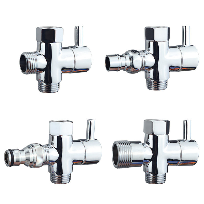 Angle valve water valve with switch 4-point thread can be connected to the washing machine inlet pipe water gun water pipe connected to the original braided pipe