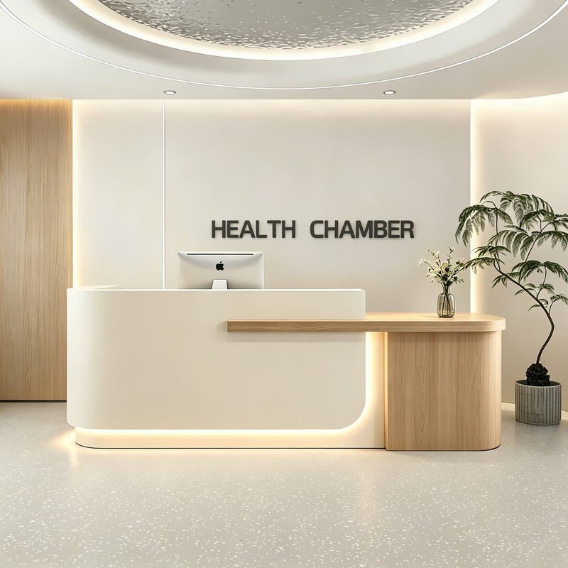 Beauty Salon, Health Center, B&B, Wooden-Style Bar Counter, Training Institution, Cash Register, Company Front Desk, Reception Desk