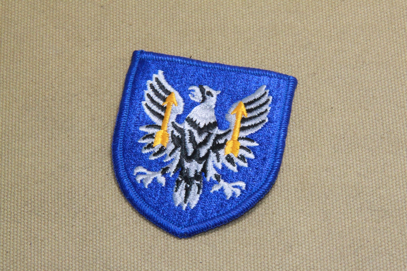 Brand new US military original color embroidery arm badge: 11th Air Brigade