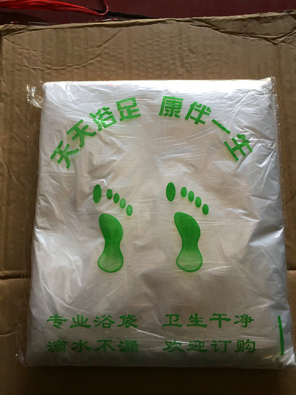 Disposable high barrel foot bag 65*80 with large bucket foot bag thick foot bag thick plastic bag