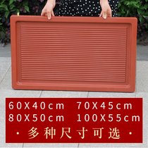 New Yixing purple sand tea tray rectangular large size simple drainage kung fu purple sand tea set tea table home