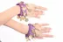 Ngày thiếu nhi Belly Dance Bracelet Ấn Độ Phụ kiện khiêu vũ Trang sức biểu diễn Vòng tay chuỗi vòng treo Đồng hồ đeo tay khuyến mãi - Vòng chân