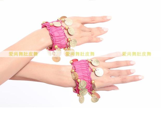 Ngày thiếu nhi Belly Dance Bracelet Ấn Độ Phụ kiện khiêu vũ Trang sức biểu diễn Vòng tay chuỗi vòng treo Đồng hồ đeo tay khuyến mãi - Vòng chân vòng đeo chân cho nữ