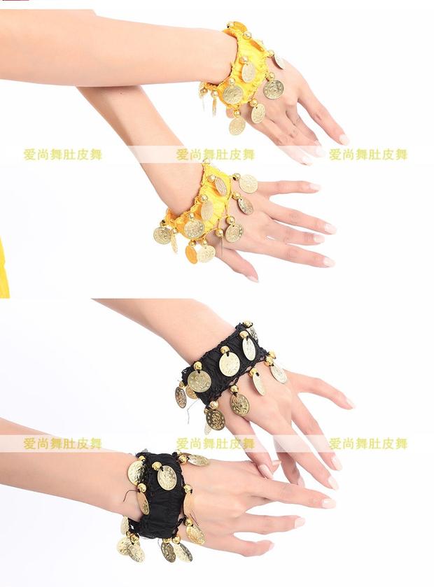 Ngày thiếu nhi Belly Dance Bracelet Ấn Độ Phụ kiện khiêu vũ Trang sức biểu diễn Vòng tay chuỗi vòng treo Đồng hồ đeo tay khuyến mãi - Vòng chân vòng đeo chân cho nữ