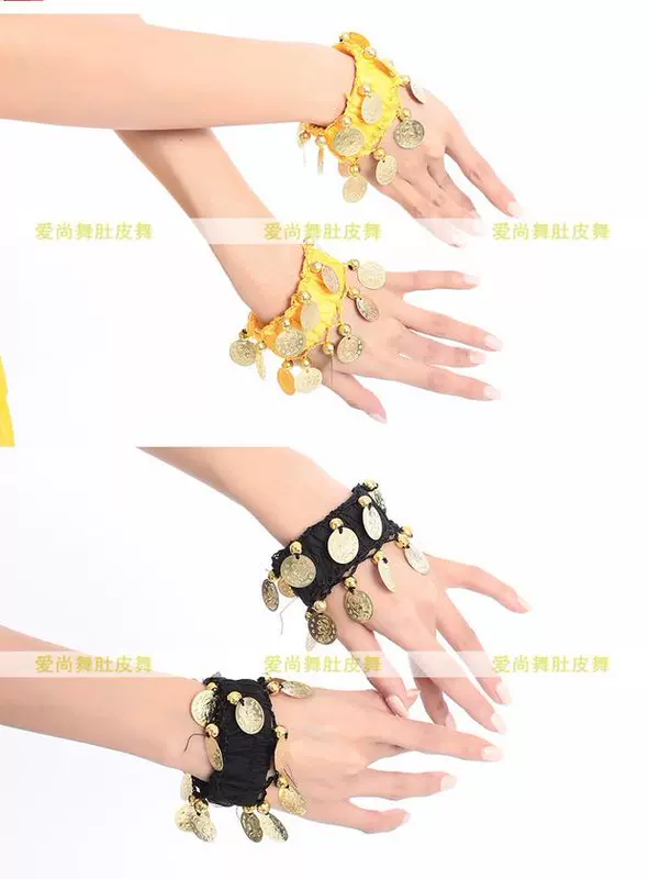 Ngày thiếu nhi Belly Dance Bracelet Ấn Độ Phụ kiện khiêu vũ Trang sức biểu diễn Vòng tay chuỗi vòng treo Đồng hồ đeo tay khuyến mãi - Vòng chân