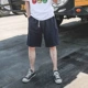 LMTNZD quần short mùa hè nam cotton lỏng thể thao cổng vải lanh công cụ xu hướng bãi biển năm quần quần ngắn