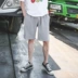 LMTNZD quần short mùa hè nam cotton lỏng thể thao cổng vải lanh công cụ xu hướng bãi biển năm quần quần ngắn Quần short
