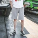 LMTNZD quần short mùa hè nam cotton lỏng thể thao cổng vải lanh công cụ xu hướng bãi biển năm quần quần ngắn