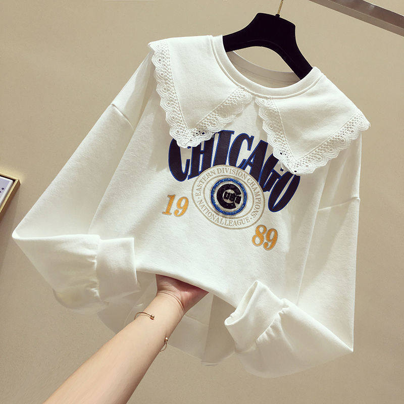 Girl's T-shirt Spring dress Long sleeves Pure cotton 2022 New Yangpie Children's sleeve Head casual blouses girl blouses CUHK