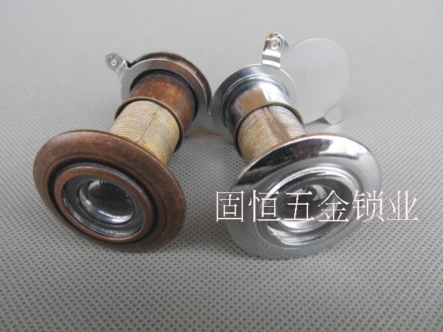 High definition security door cat eye wood door cat eye entry and protection door mirror with rear cover metal cat eye zinc alloy cat eye