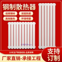 钢二柱集中供暖暖气片家用水暖散热片壁挂式立式天然气6030散热器