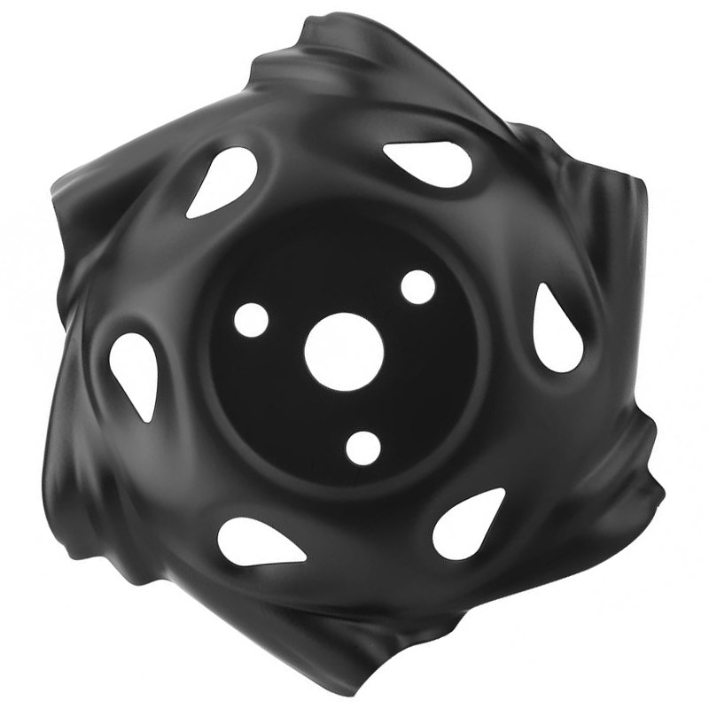 Irregular black manganese steel Round mower head of grass cutter head of common dragon claw disk diameter 24 cm