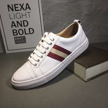 European Station Mens Shoes Goat Leather Advanced Sensation Great Cards 2024 New Spring Mens Board Shoes 100 Hitch Small White Shoes B-shoes