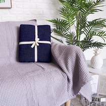Brief Foreign Trade Clear Cabin Sofa Blanket Waffg Full Cover Double Single Sofa Towel Sofa Cover Honeycomb Dust Cover