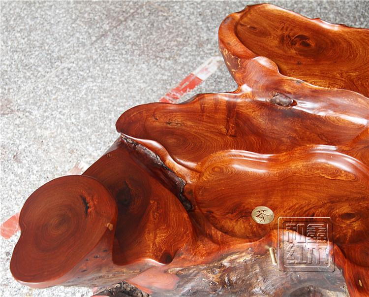 Mahogany Burmese gốc gỗ khắc bàn trà bàn trà tự nhiên toàn bộ gỗ gốc cây khắc gốc bàn cà phê Kung Fu - Các món ăn khao khát gốc bàn ghế từ gốc cây