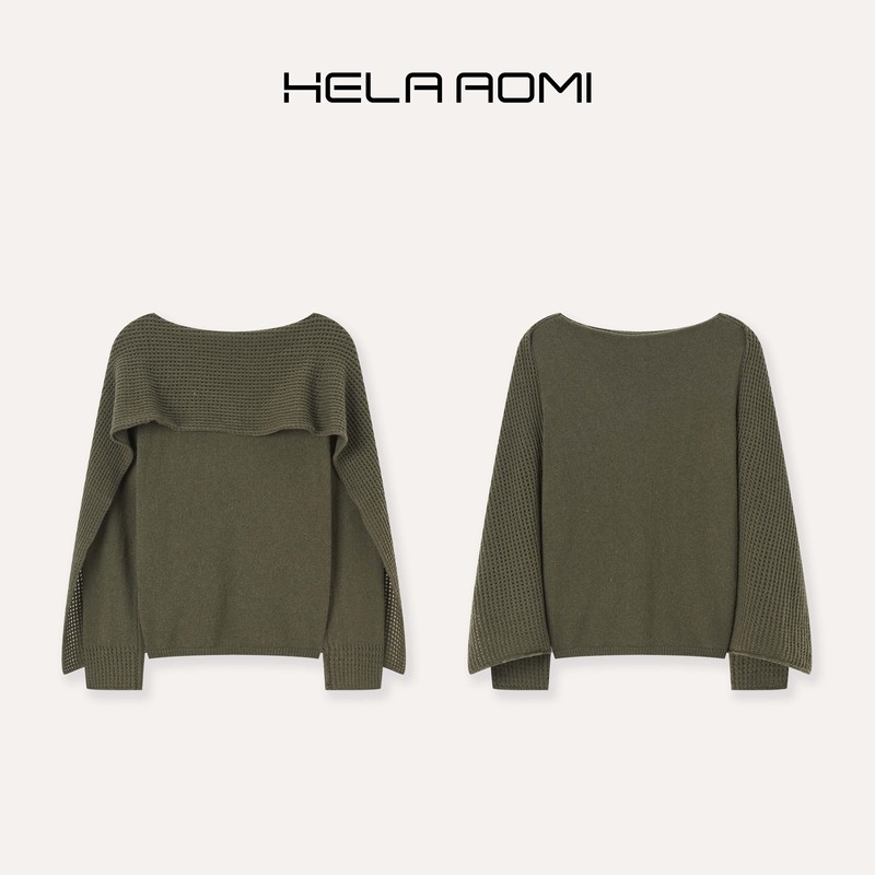 Qiu Yingying's Versatile Knit Top for Women in Autumn: Sheep Wool, Cashmere, and Mulberry Silk Qiu Yingying's Versatile Knit Top for Women in Autumn: Sheep Wool, Cashmere, and Mulberry Silk