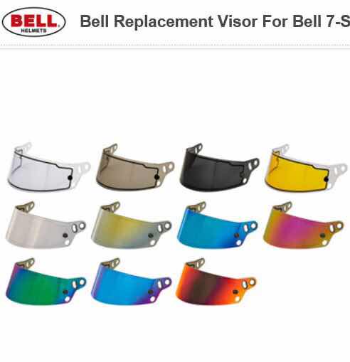 Italian BELL HP7 RS7 safety helmet double layer anti-fog multilayer plated lenses SE07 3mm ML spot