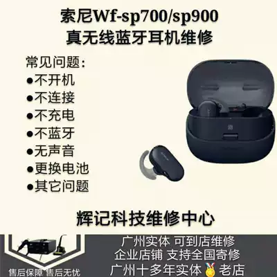 SONY SONY Real Wireless Bluetooth headset wf-sp900 repair wf-sp700 not boot connection charging silent