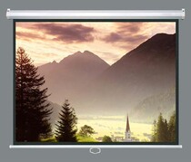 White Fox super clear anti-light projection manual pull self-locking lifting wall screen 100 inch home bedroom projector curtain