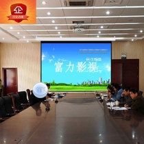 White Fox 100 inch 120 inch 4:3 Electric remote control projection screen home HD projector screen 16:9