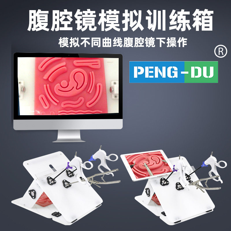 腹腔镜手术模拟训练器械胸腔镜训练箱持针钳分离钳直杆内窥镜学生