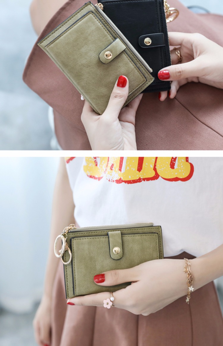 Đồng xu nữ mini nhỏ xinh dễ thương 2018 mới Hàn Quốc dây kéo túi xu đa năng đa chức năng gói thẻ nhỏ ví đựng thẻ mini