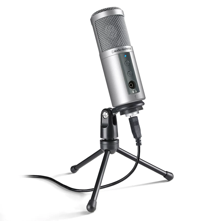 Профессиональный USB-капситный микрофон Audio Technica/Iron Triangle ATR2500 с звуковой картой