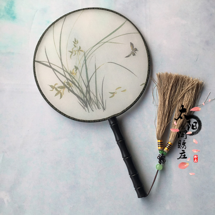 Su thêu diy kit người mới bắt đầu Tô Châu thêu fan double-sided thêu fan gói vật liệu người mới bắt đầu zero cơ sở thử