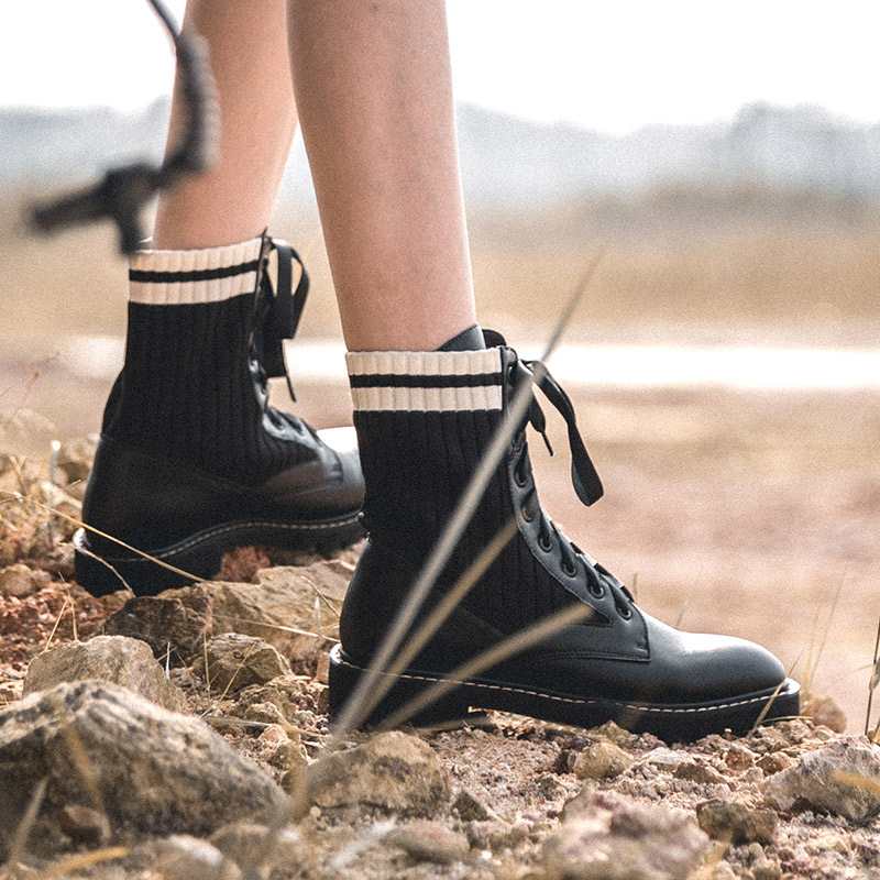Bottes mi-saison femme en Caoutchouc - Ref 3251763 Image 1