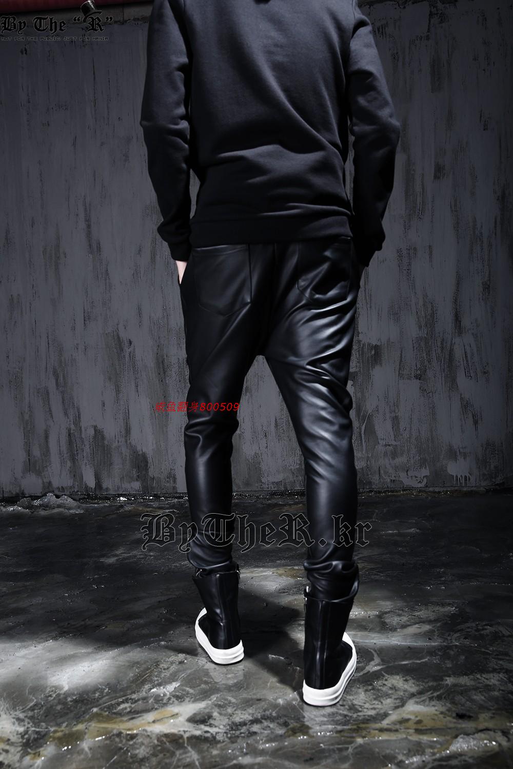 Pantalon cuir homme - Ref 1484161 Image 26