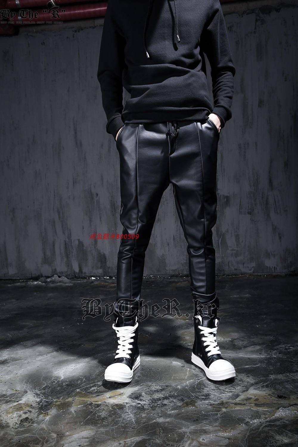 Pantalon cuir homme - Ref 1484161 Image 25