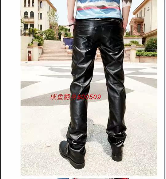 Pantalon cuir homme droit pour adolescent - Ref 1483943 Image 26