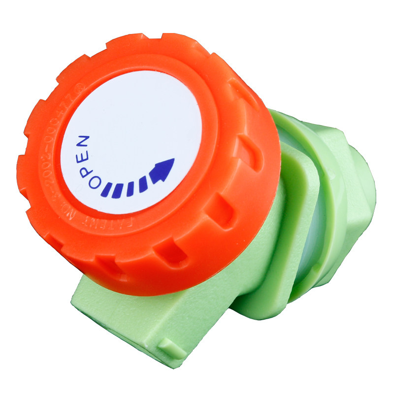 Square barrel tap water faucet water storage bucket accessories Plastic discharge tap rotating out water can control water flow size
