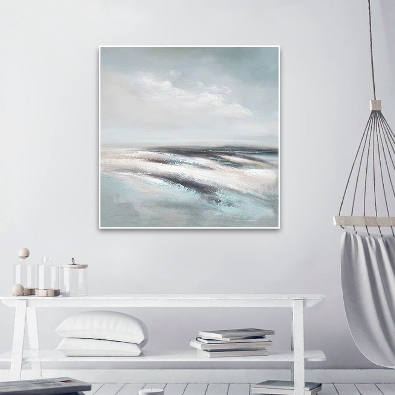 Entrance porch decorative painting modern living room sofa background wall painting corridor end mural dining room study oil painting